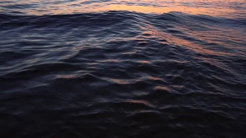 Dramatic water waves creating spatters Stock Footage 77543032