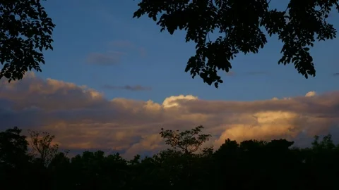 Dramatic White Cumulus Clouds Stock-Footage 315933508