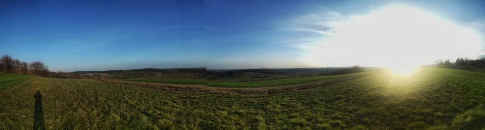 Dramatic Wilderness Panorama View Foto stock