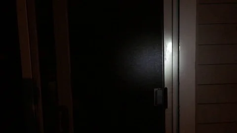 Dramatization of Man Breaking Into Home 스톡 동영상 81374434