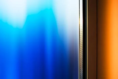 Dramtic window with light leak backdrop Stock-Fotos