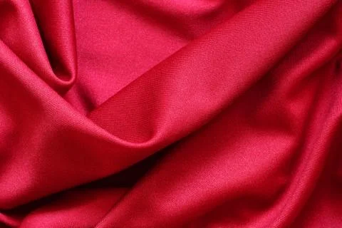 Drape of red cloth Stock Photos