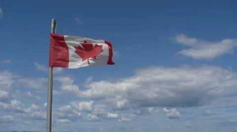 DRAPEAU CANADA Stock Footage 21935119