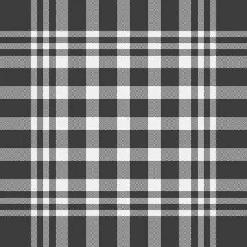 Drapery vector seamless pattern, endless fabric check texture. Silver backg.. Illustrazione stock