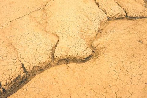Draught, river bed - global warming/ no water concept Stock Photos