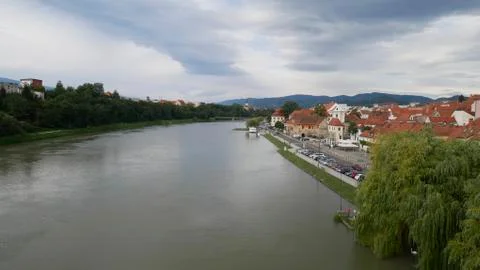 The Drava River Stock Photos