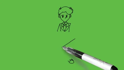 Circle Hand Draw Stock Video Footage | Royalty Free Circle Hand Draw