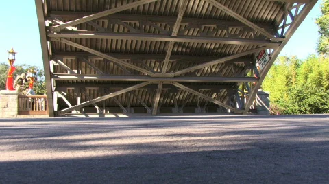 Draw Bridge Closing Stock Footage 99269