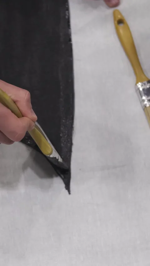 Draw Brush Straight Line Stock Footage 296602406
