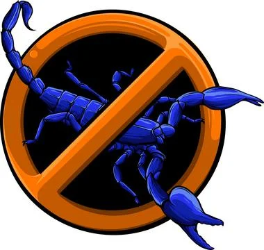 Draw colored animal scorpion vector illustration design Illustrazione stock