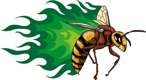 Draw of colored bee vector illustration design Stock Illustration