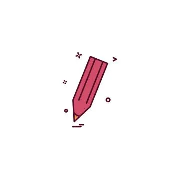 Draw edit pen pencil write icon vector desige Stock Illustration