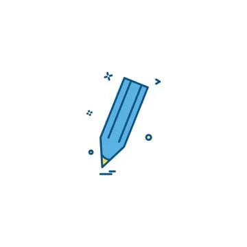 Draw edit pen pencil write icon vector desige Illustrazione stock