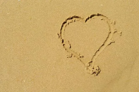 Draw heart Stock Photos