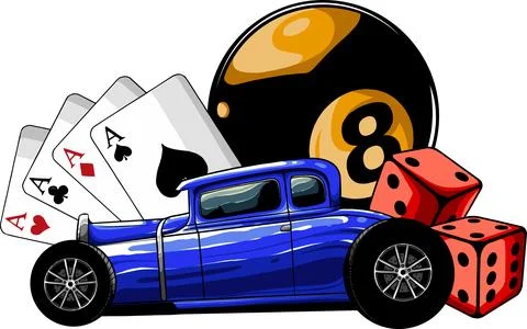 Draw of hot rod car vector illustration design Stock Illustration