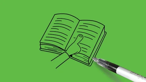 Open Book Draw Stock Videos – Royalty-Free HD & 4K Videos