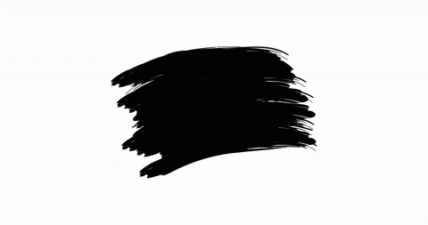 Draw with paint brush. 4K video Stock Footage 110739622
