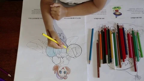 Draw a picture Stock Footage 78130878