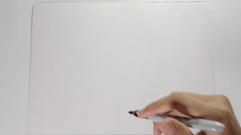 Draw with Sharpie Stock Footage 127295911