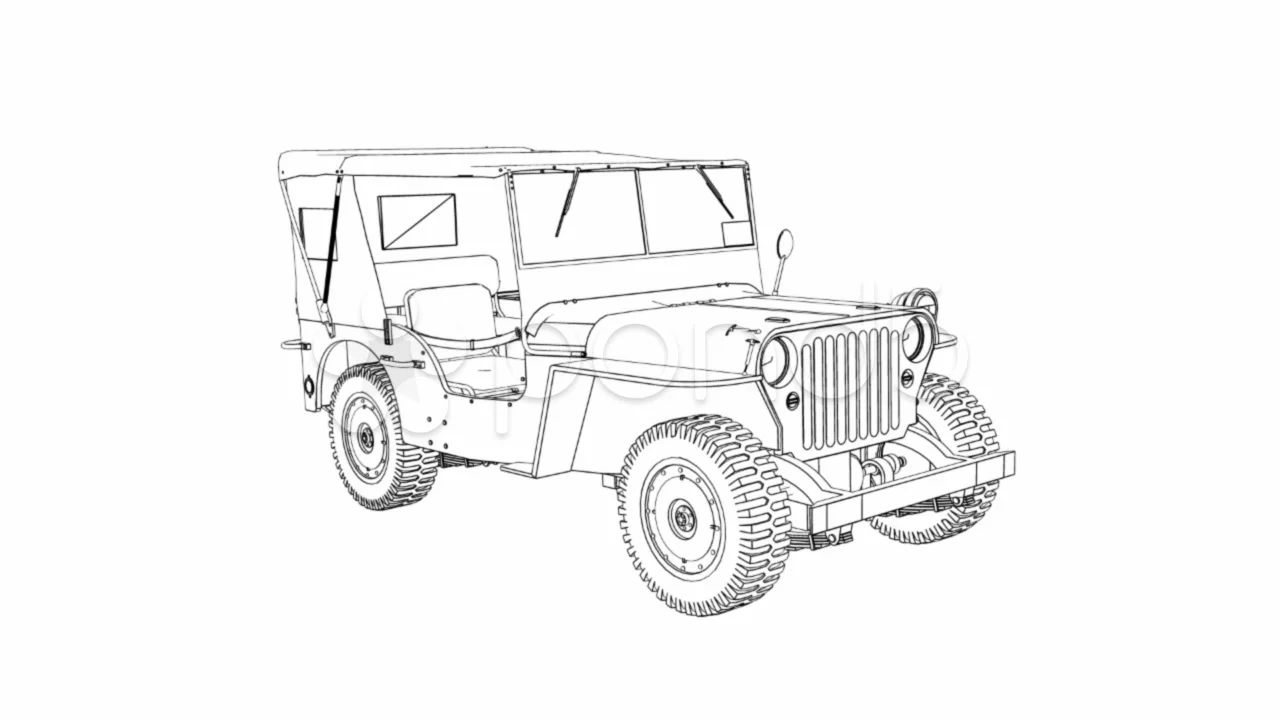 Jeep Outline PNG Transparent Images Free Download  Vector Files  Pngtree