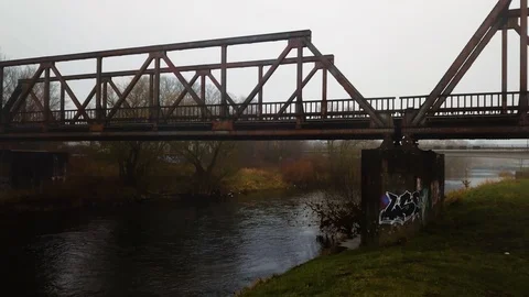 Drawbridge Drone Shot Stock Footage 103875560