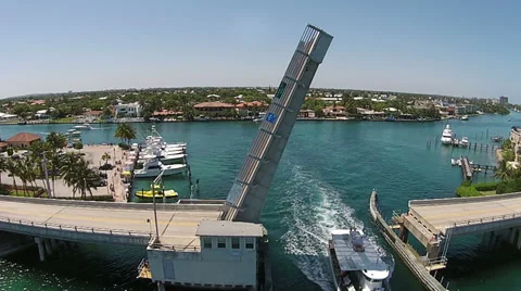 Drawbridge in Florida Stock Footage 39256232