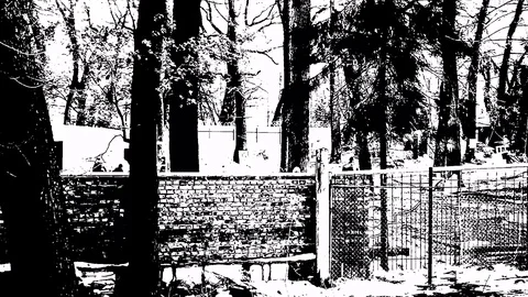 Drawed Workers In Fast Motion An Front View Stock Footage 84025077