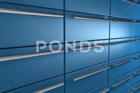 Drawer close up Stock Illustration
