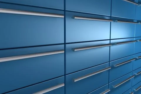 Drawer close up Stock Illustration