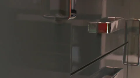 Drawer closing with Pan Down Stock Footage 35592318