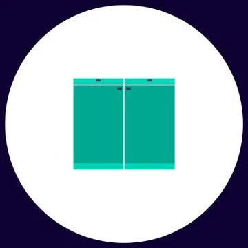 Drawer computer symbol Stock Illustration