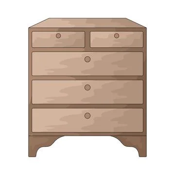 Drawer illustration 스톡 일러스트