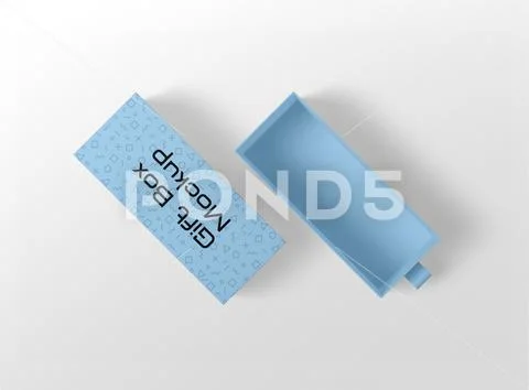 Drawer Packaging Box Mockup 2 PSD Template