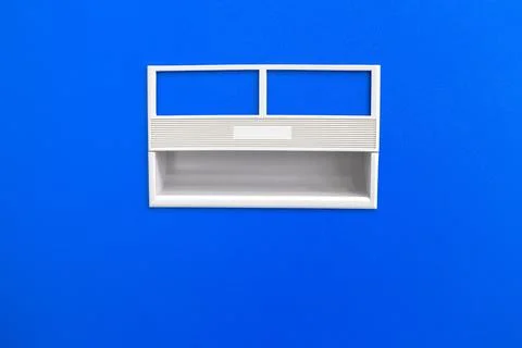 Drawers blue background Stock Photos