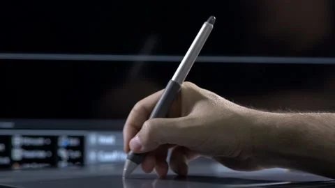 Drawing 3d model Stock Footage 200708368