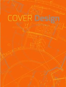 Drawing of abstract architectural detail on flat surface Ilustración de archivo