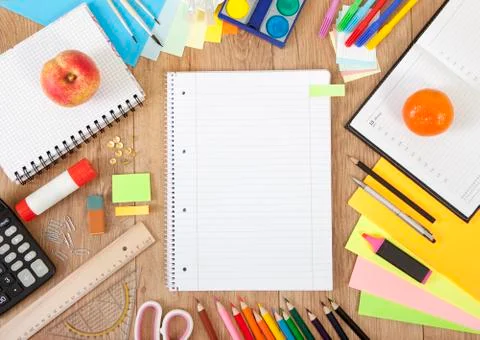 Drawing accessories Stock Photos