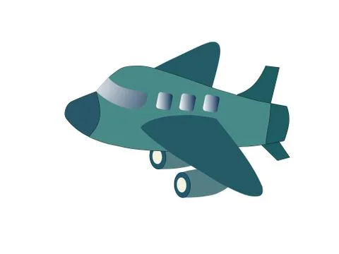 Drawing air plan Stock Illustration