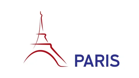 Drawing and designing the Tour Eiffel, a logo for Paris. Animation footage fo Stock Footage 139272636
