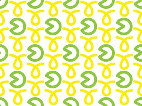 Drawing and  drawing on a seamless spring pattern. Illustrazione stock