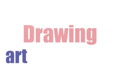 Drawing Animated Tag Cloud Isolated 스톡 동영상 107218692