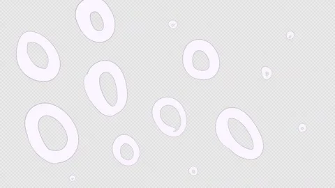 Drawing animation with chain-like white shapes on a black background. Stock Footage 313693179