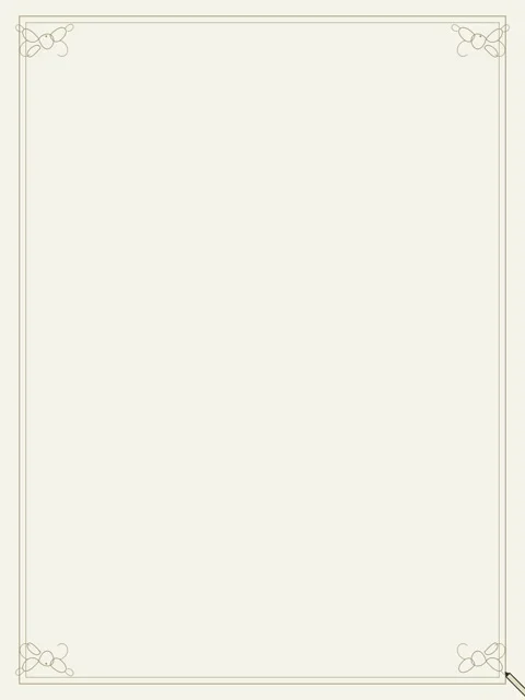 Drawing Animation for a Text template space for text with decorative border Stock Footage 345641985