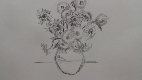 Drawing Art Process Stock Footage 98942394