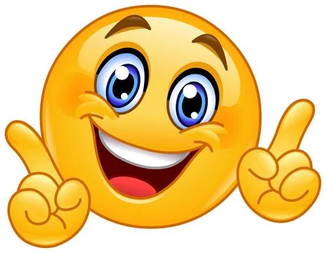 Drawing Attention Emoticon Stock Illustration
