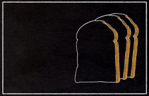 Drawing Bakery Background Foto stock