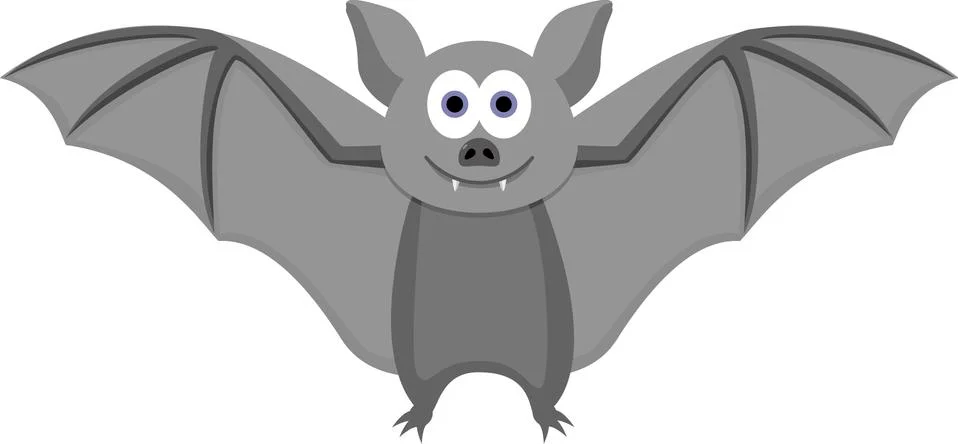 Drawing a bat Stock Illustration