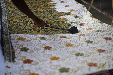 Drawing Batik Tulis Stock Photos