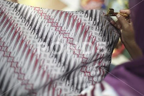 Drawing Batik Tulis Stock Photos