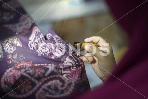 Drawing Batik Tulis Stock Photos